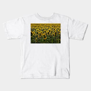 Sunflowers Galore Kids T-Shirt